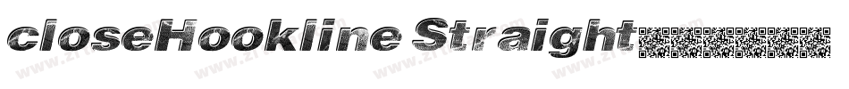 closeHookline Straight字体转换